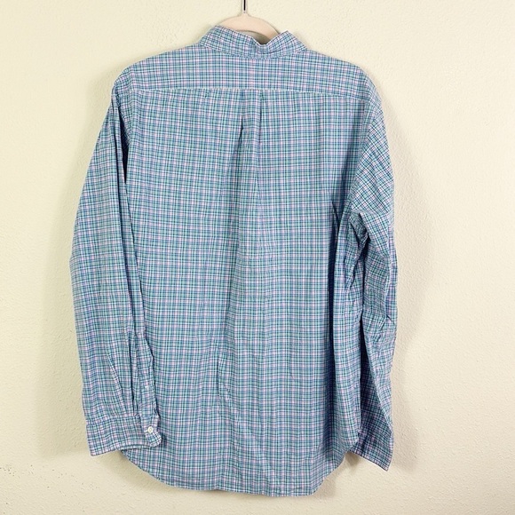 Ralph Lauren Classic Fit Multicolor Plaid Button Down Shirt in Pastel Colors L - Picture 9 of 9